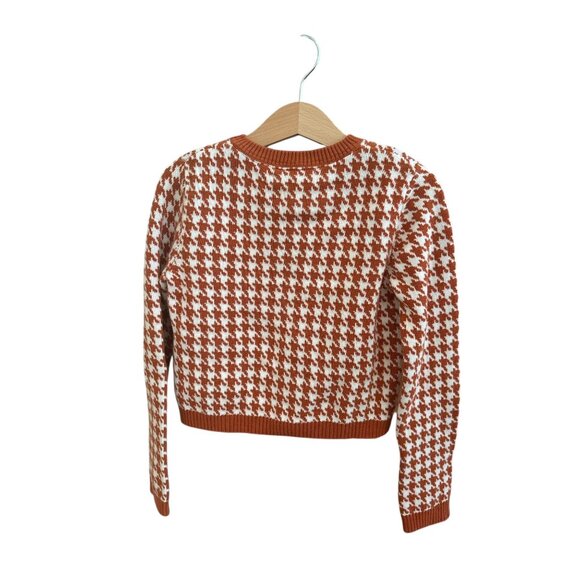 Houndstooth Cardigan & Tank Top Set For Girls - Sincerely Jules - Picture 2 of 12